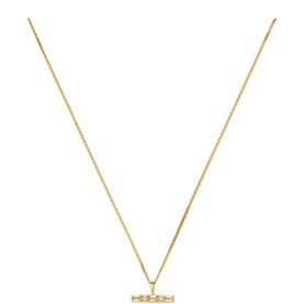 Lucy Williams T-Bar Stone Necklace