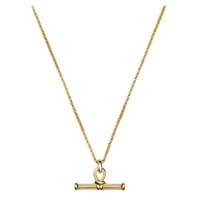 Ridge T-Bar Chain Necklace