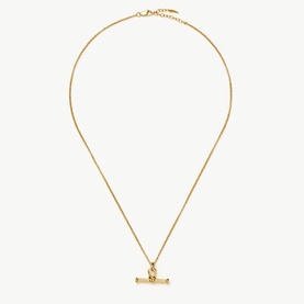 Ridge T-Bar Chain Necklace