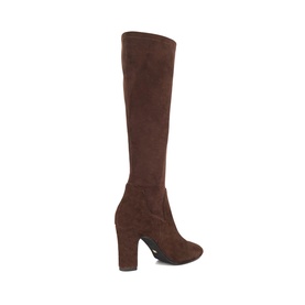 Simple Heeled Knee High Boots