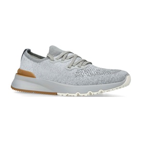 Knit Lace-Up Trainers