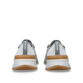 Knit Lace-Up Trainers