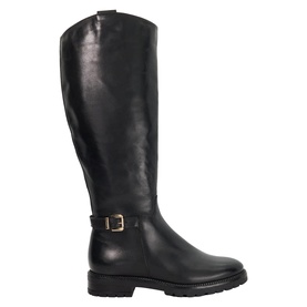 Tabbey Buckle Knee High Boots