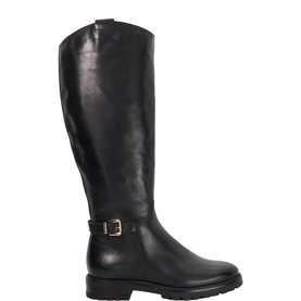 Tabbey Buckle Knee High Boots