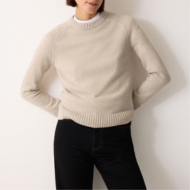 Knit Saddle Sweater