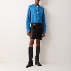 Cropped Boxy Cardigan