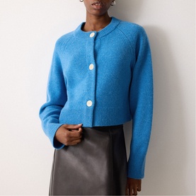 Cropped Boxy Cardigan