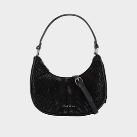 Diamante Scoop Shoulder Bag