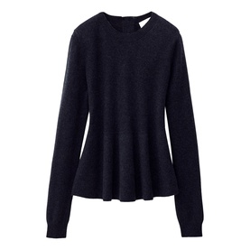 Salama Ribbed Peplum Sweater