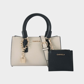 Latte East-West Tote Bag