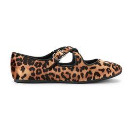 Natalia Leopard Flats