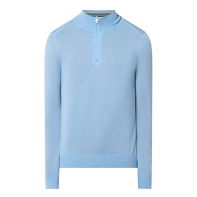 Merino Wool Half-Zip Sweater