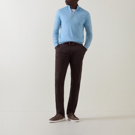 Merino Wool Half-Zip Sweater