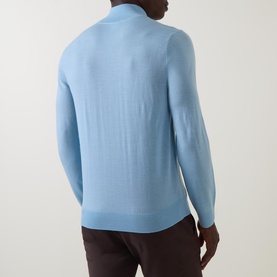 Merino Wool Half-Zip Sweater