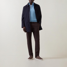 Merino Wool Half-Zip Sweater