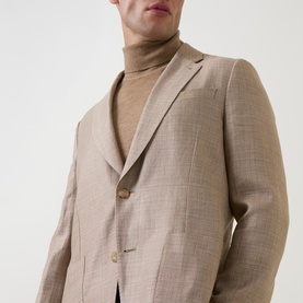 Structured Single-Breasted Jacket