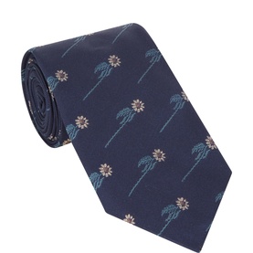 Floral Jacquard Silk Tie