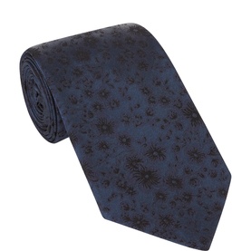 Floral Jacquard Silk Tie