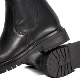 Pelano Suede Chunky Ankle Boots