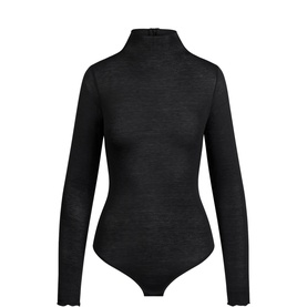 Long Sleeve Turtleneck Bodysuit Onyx