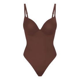 Push-Up Thong Bodysuit Cocoa