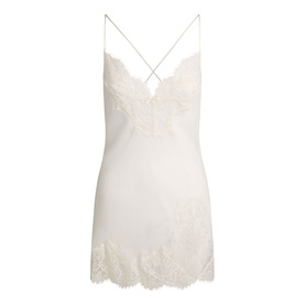 Mini Slip Dress Ecru
