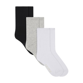 Ribbed Crew Sock 3-Pack Core Multi