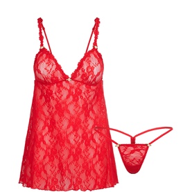 Slip Set Red