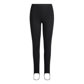 High Waisted Stirrup Leggings Obsidian