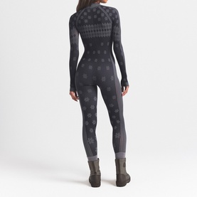 Turtleneck Catsuit Obsidian Winter Fairisle