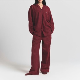 Sleep Set Merlot Stripe