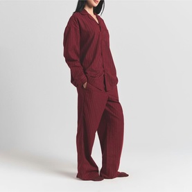 Sleep Set Merlot Stripe