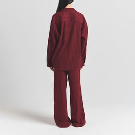 Sleep Set Merlot Stripe