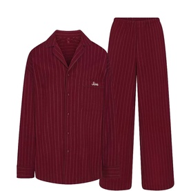 Sleep Set Merlot Stripe