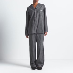 Sleep Set Heather Grey Stripe