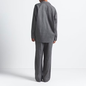 Sleep Set Heather Grey Stripe