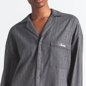 Sleep Set Heather Grey Stripe
