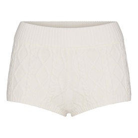 Cableknit Short Ivory