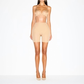 Butt & Hip Enhancing Mid Thigh Short Clay