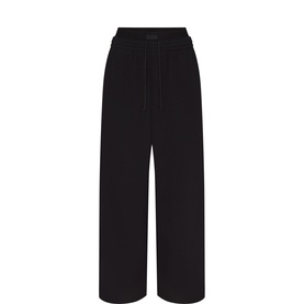 Oversized Double-Waistband Pants Onyx