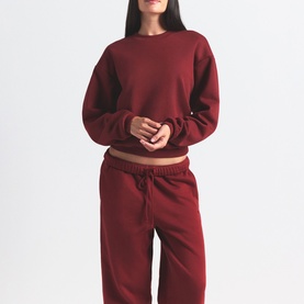 Classic Straight Leg Pants Merlot