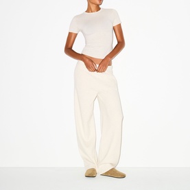 Classic Straight Leg Pants Oatmeal Heather