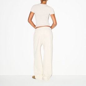 Classic Straight Leg Pants Oatmeal Heather