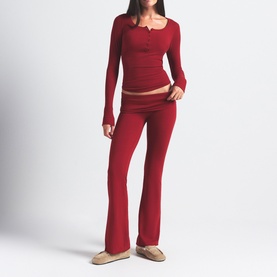 Foldover Pants Brick