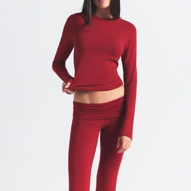 Foldover Pants Brick