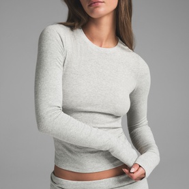 Long Sleeve T-Shirt Light Heather Grey