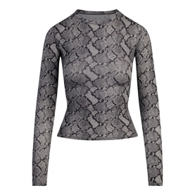 Long Sleeve T-Shirt Shadow Snake Print