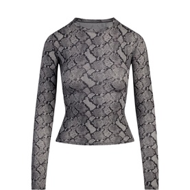 Long Sleeve T-Shirt Shadow Snake Print