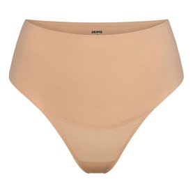 High Waisted Thong Clay