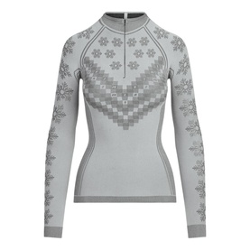 Half Zip Long Sleeve Mirror Winter Fairisle